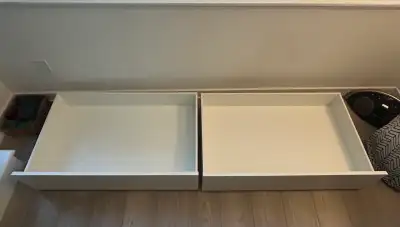 IKEA MALM Underbed Storage Drawers - NEED GONE ASAP, View more