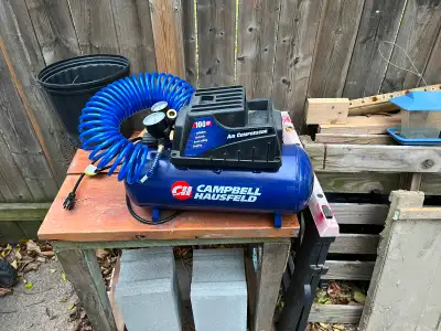 Cambell-Hausfeld 100psi air compressor, View more