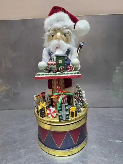 BOMBAY 17" SANTA'S WORKSHOP MUSICAL NUTCRACKER, View more