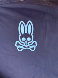 Psycho Bunny-two small size men’s tops; one blue, one black