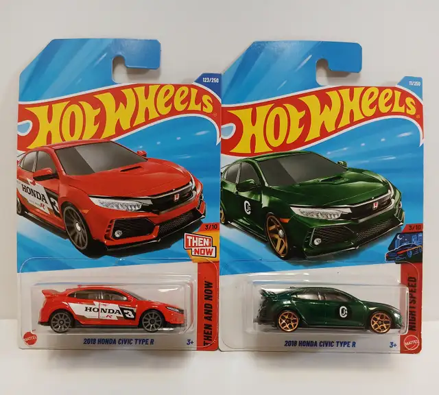2018 Honda Civic Type R. 2025 & 2026 Hot Wheels