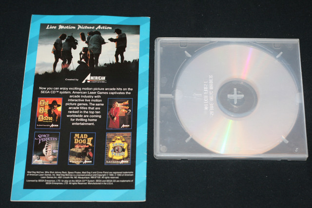 SEGA CD GAME- MAD DOG MCCREE SHOOTING GAME in Older Generation in Red Deer - Image 2