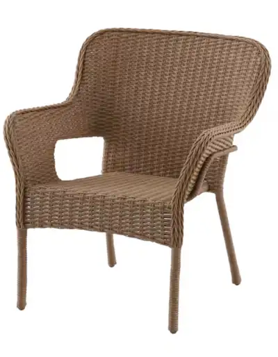  Patio Stack Steel Wicker Chairs brand new , View more