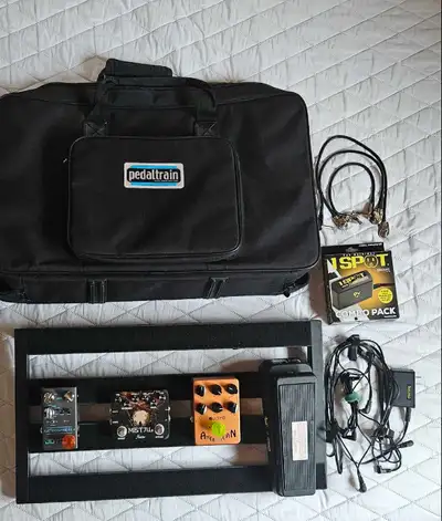 Guitar Pedals and Pedalboard, View more