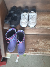 Kid size 12 shoes and winter boots