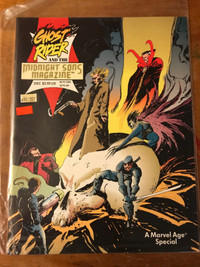 MARVEL COMICS - GHOST RIDER AND THE MIDNIGHT SONS MAGAZINE