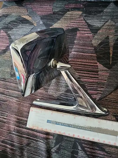 Good used original Ford D3TB 17743 DA side rear view mirror for 1973-79 F100 Bronco pickup truck.2 a...