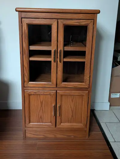 Oak Display Cabinet, View more