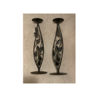 Decorative Rod Iron Candle Holders