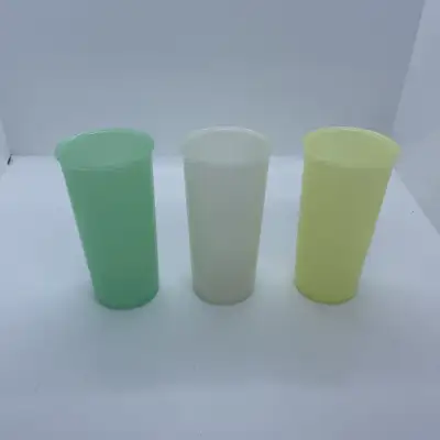 Vintage  Tumbler Glasses Tupperware Container , View more