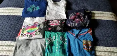 Girls long sleeve t-shirts Size 12 - 14, View more