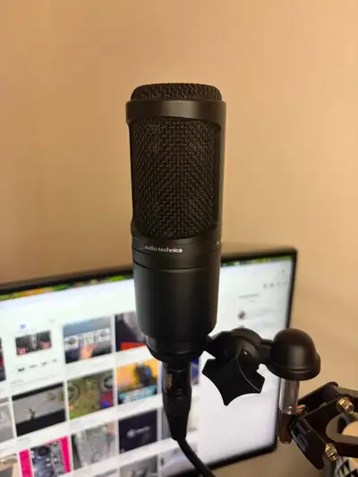 Audio Technica AT2020 Condenser Mic, View more