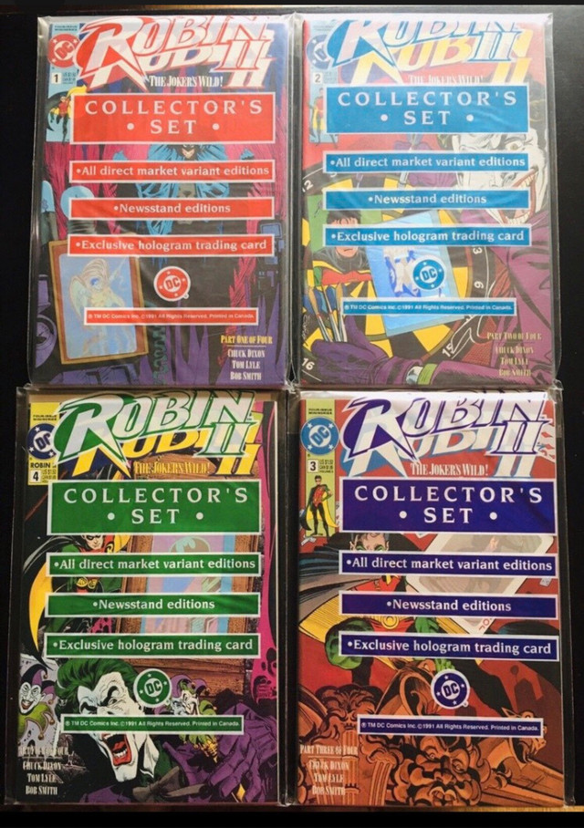 Robin II The Joker’s Wild Collector’s Set 1991 #1,2,3,4 in Comics & Graphic Novels in Brantford