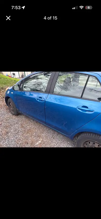 Got this little Toyota runs drives and stops good clutch is good in it will some work like front bra...