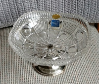 F.B. Rogers Silver Company, German Lead Crystall Dish