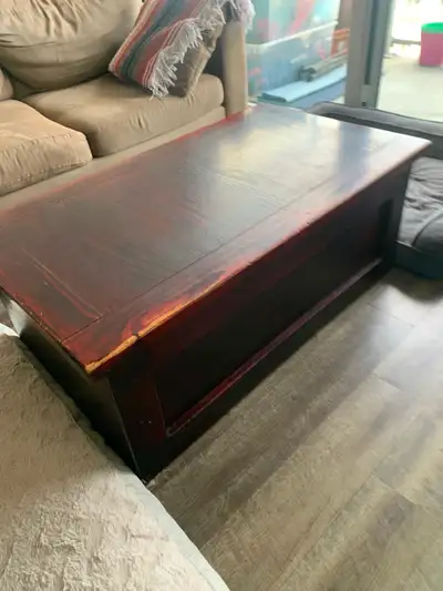 Solid wood chest/coffee table, View more