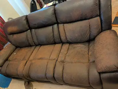 reclining couch and loveseat , View more