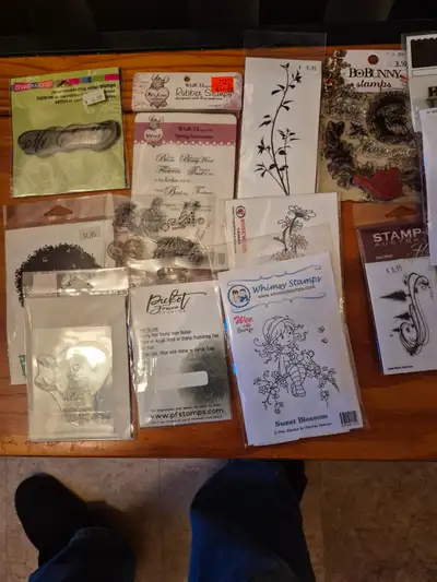 Attention Scrapbookers!! Downsizing my stamp collection, View more