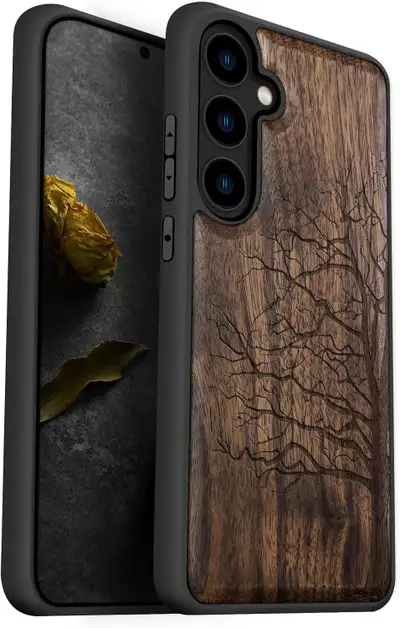 Carveit Wood Case for Galaxy S24, View more