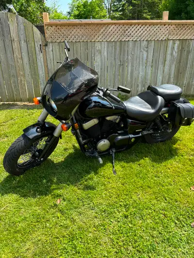 2011 Honda Shadow Phantom 750cc, with Mustang Seats and black Cobra exhaust. In great condition and...