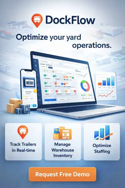 Optimize your yard operations with Dockflow Yard Management Software. This software helps track trai...