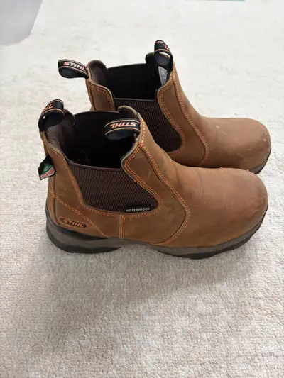 Stihl Lawn Grips Work Boots men’s size 7 women’s 8.5, View more