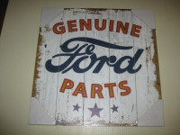 SOLD!!! Stress Painted Genuine 'FORD' Parts... Wooden LOOK SIGN