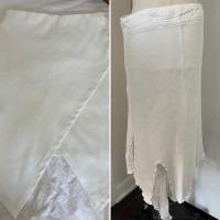 2x Ladies White Skirts Both Size Large, $15 for Both Together