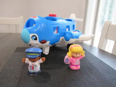Fisher Price Musical Travel Airplane (FRENCH) Pilot & Emma, View more