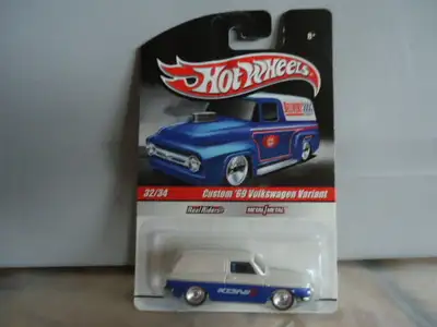 Hot Wheels Delivery Series #32  Custom '69 Volkswagon (Blue), View more