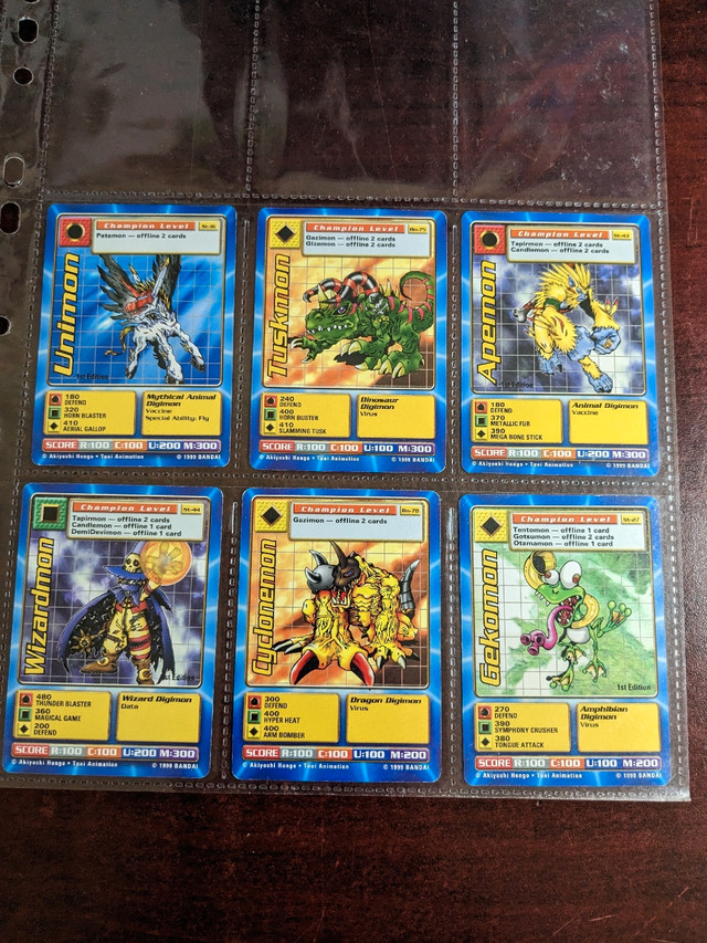 Digimon Trading Cards 1999 in Arts & Collectibles in St. Catharines - Image 4
