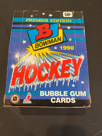 1990 Bowman Hockey Box and complete set