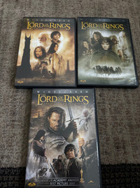 Lord of the rings dvd