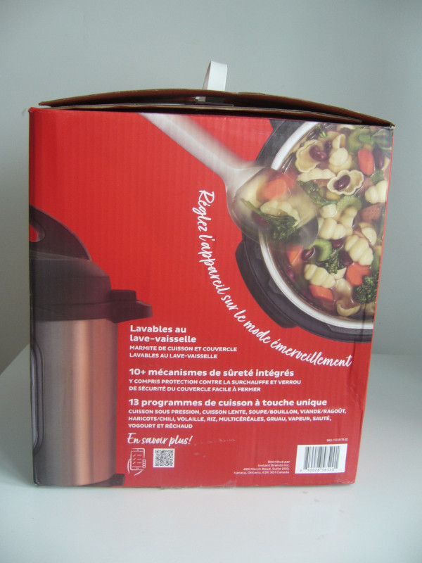 Multi cuiseur Instant Pot 5,7 litres Neuf dans Vaisselle et articles de cuisine  à Baie-Comeau - Image 2