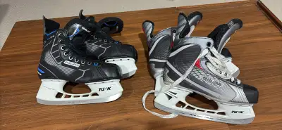 2 pair of skates Bauer hockey , View more