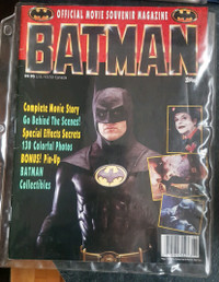 Batman official Movie Souvenir Magazine.  