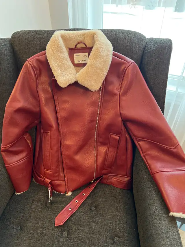 Zara Faux Leather Girls Biker Moto Jacket. in Women's - Tops & Outerwear in Mississauga / Peel Region - Image 5