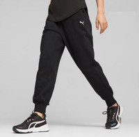 New Women's Black PUMA Sweatpants -- --