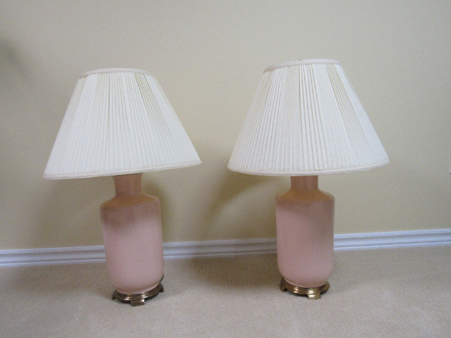 night table lamps $ 25 each in Indoor Lighting & Fans in Hamilton - Image 2
