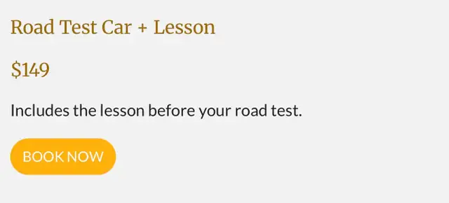 Driving Lessons and Road Test G, G2586461194182338565