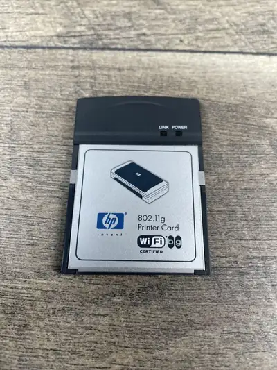 HP Wireless WiFi Printer Network Card CB001A A2L for Deskjet 460 802.11g like new great collector it...