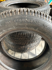 4 STUDDED WINTER TIRES FOR SALE - $125.00