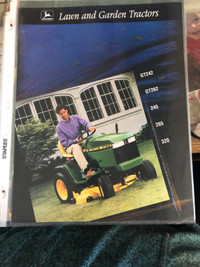 John Deere GT242, GT262, 245, 265, 320  Lawn Tractor Brochure