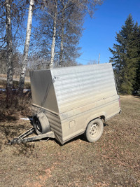 Truck box trailer