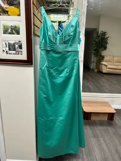 Brand new Impression Bridal seamist blue long gown for bridesmaid/party occasions. Size 14. Pickup N...