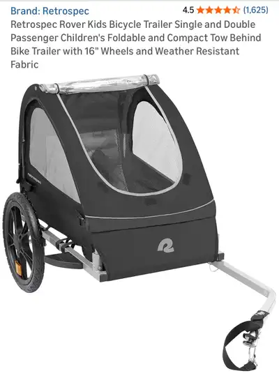 Double Passenger Bicycle Trailer, View more