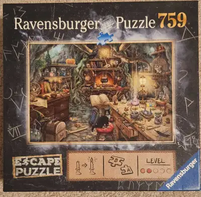Puzzle 759pc - "The Witches Kitchen " an Escape Room puzzle, View more