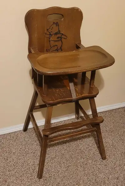 Antique Winnie The Pooh High Chair, View more