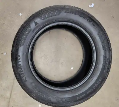 Selling 2 255/60 R18 all season tires Kumho Grugen HP71 They have 6/32" and 7/32" tread remaining. O...