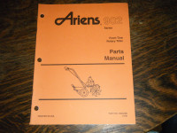 Ariens 902 Front Tin Rotary Tiller Parts manual